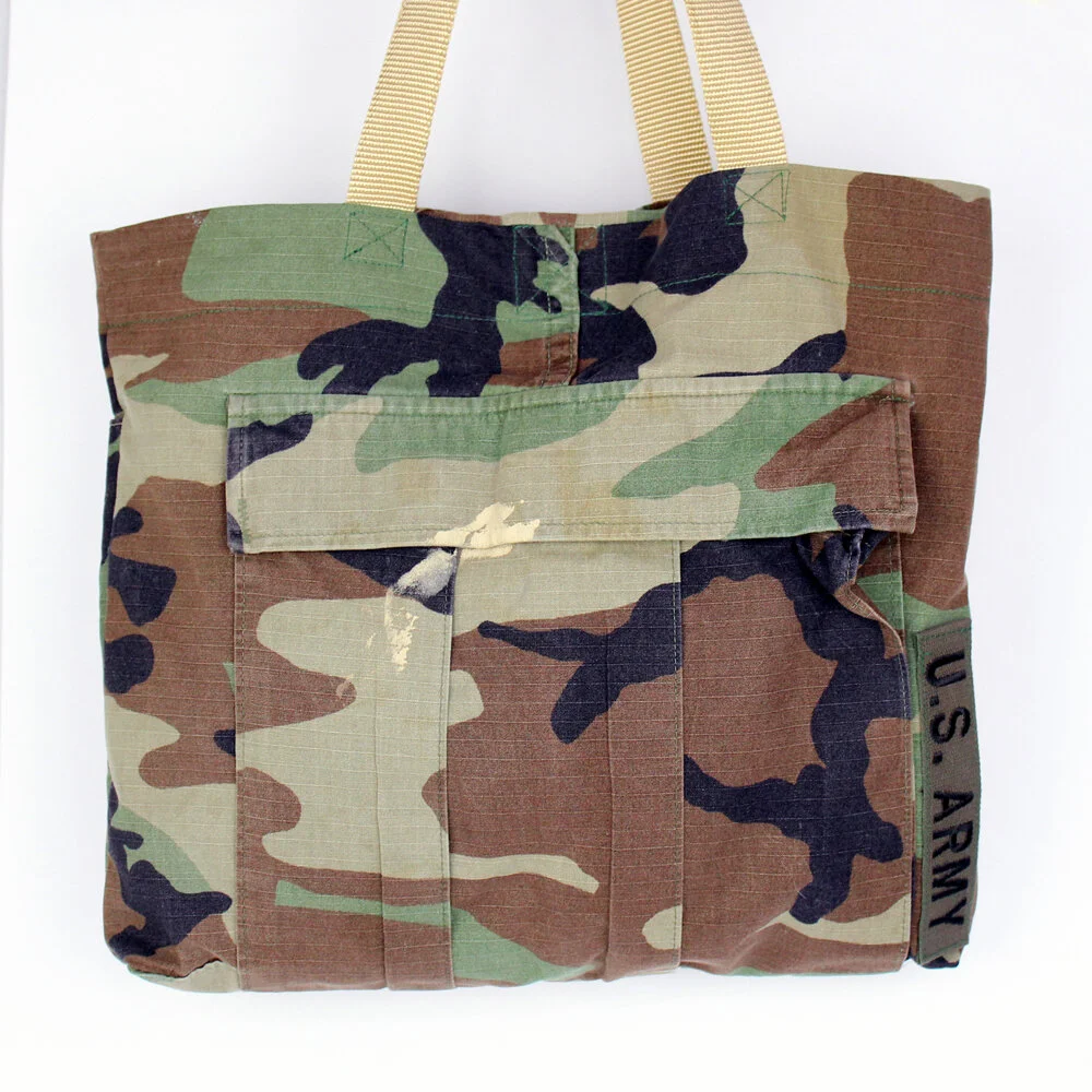 Army Cargo Pocket Tote Celebrate Fatigues